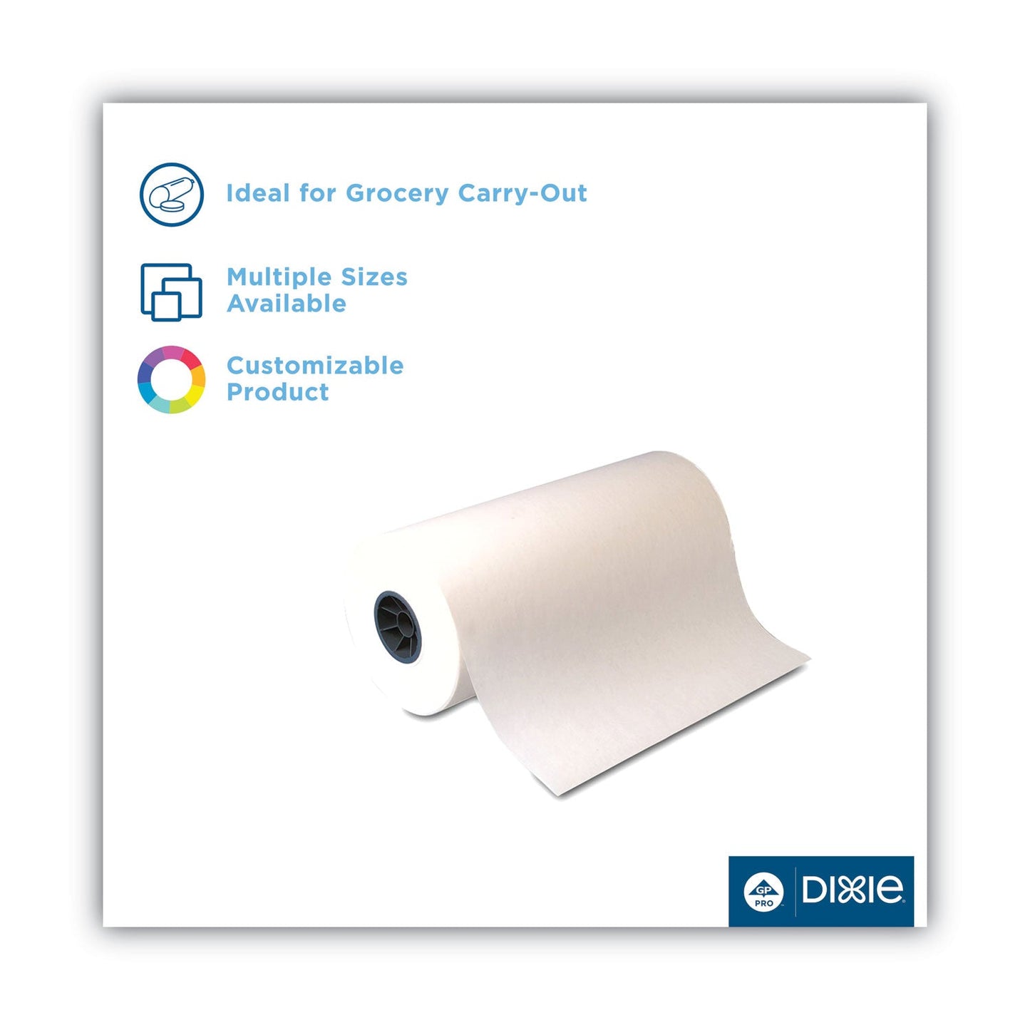Dixie Super Loxol Freezer Paper, 18" x 1,000 ft, White