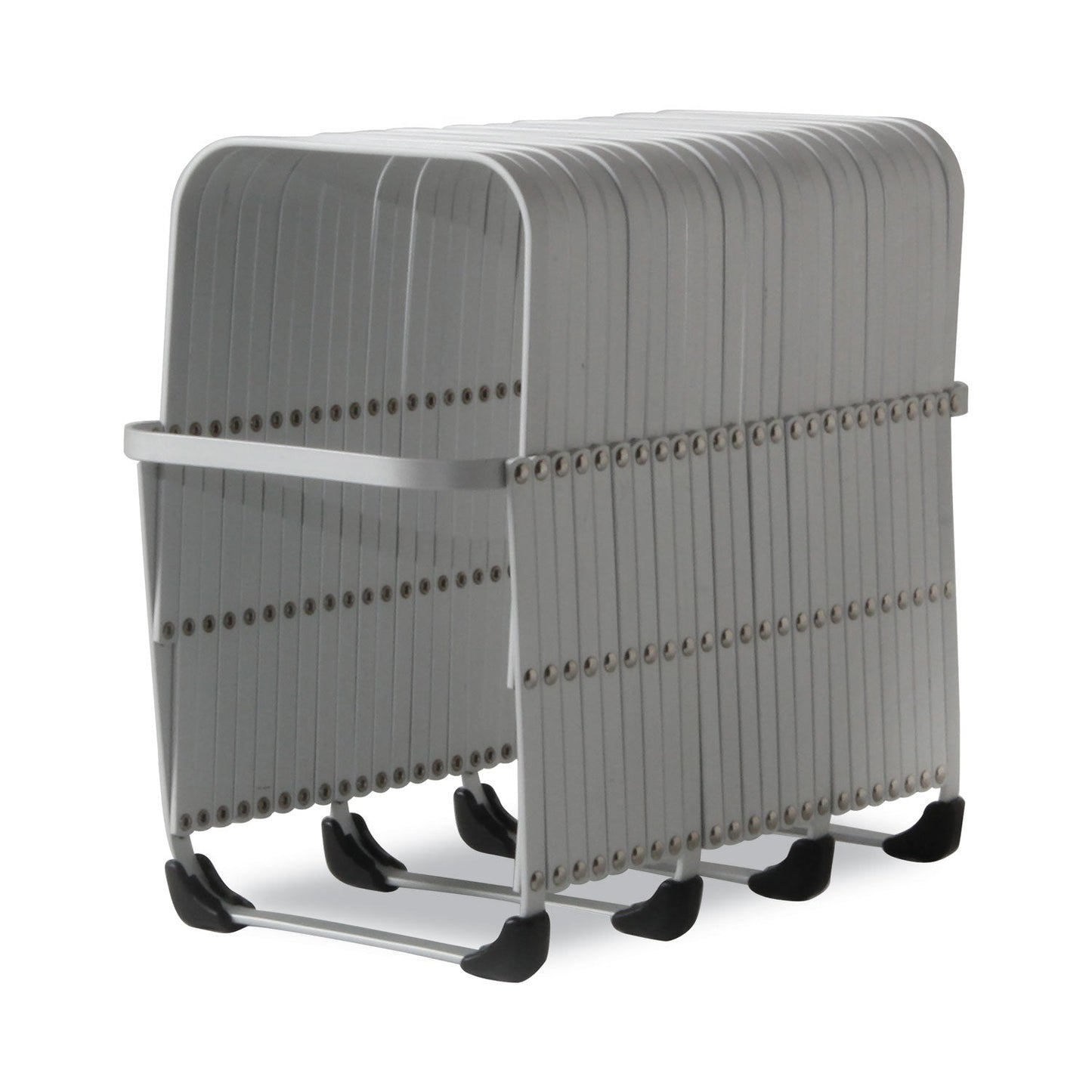 LEE Flexifile Expandable Collator to Organizer, 24 Sections, Letter to Legal Size Files, 6.5" x 10.25" x 10.5", Silver