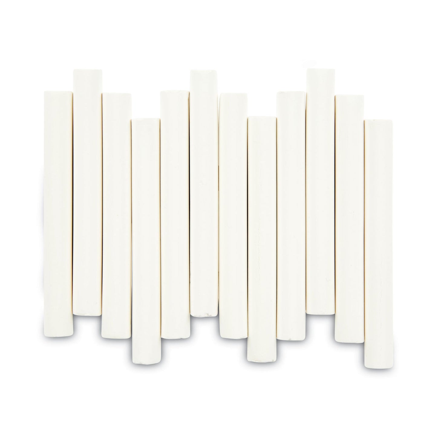 Crayola Nontoxic Anti-Dust Chalk, 3" x 0.31" Diameter, White, 12 Sticks/Box