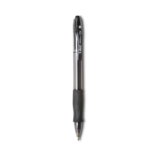 BIC GLIDE Bold Ballpoint Pen Value Pack, Retractable, Bold 1.6 mm, Black Ink, Black Barrel, 36/Pack
