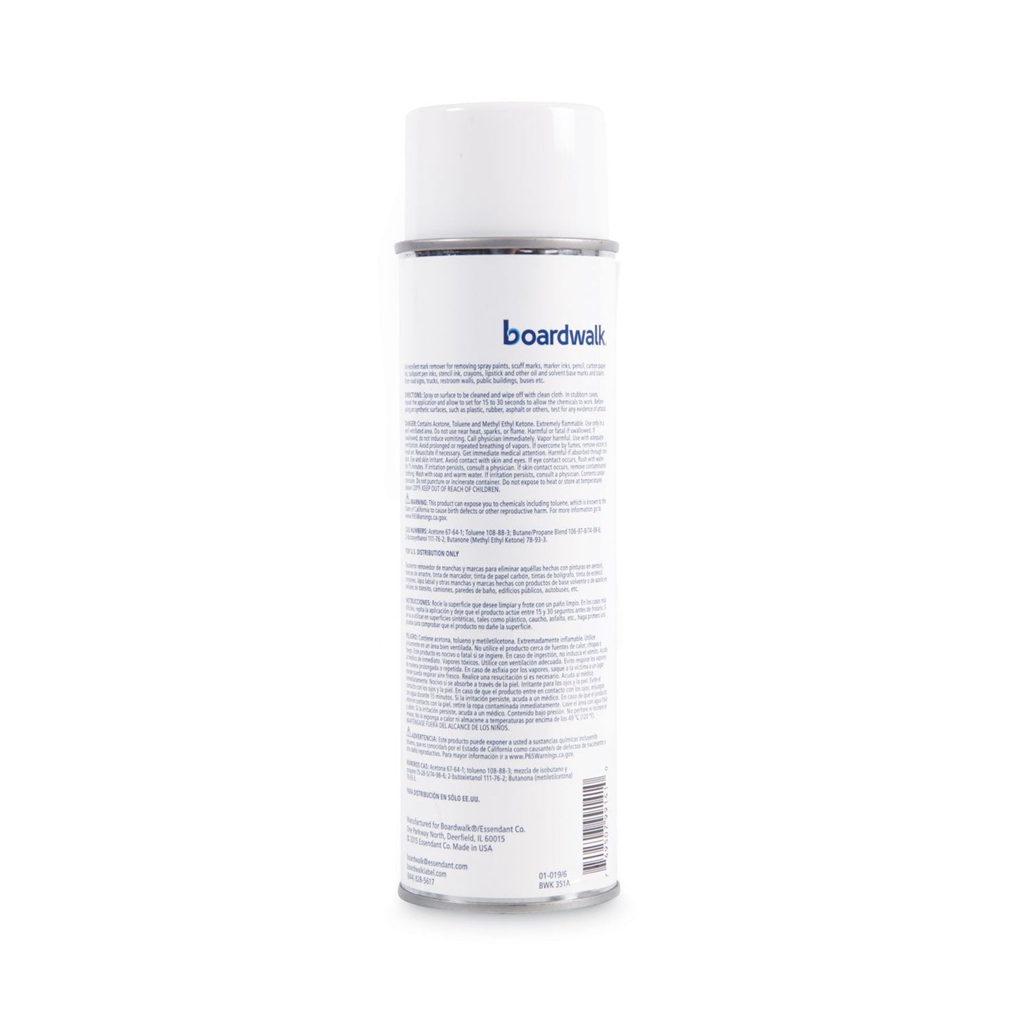 Boardwalk Vandalism Mark Remover, 16 oz Aerosol Spray, 12/Carton