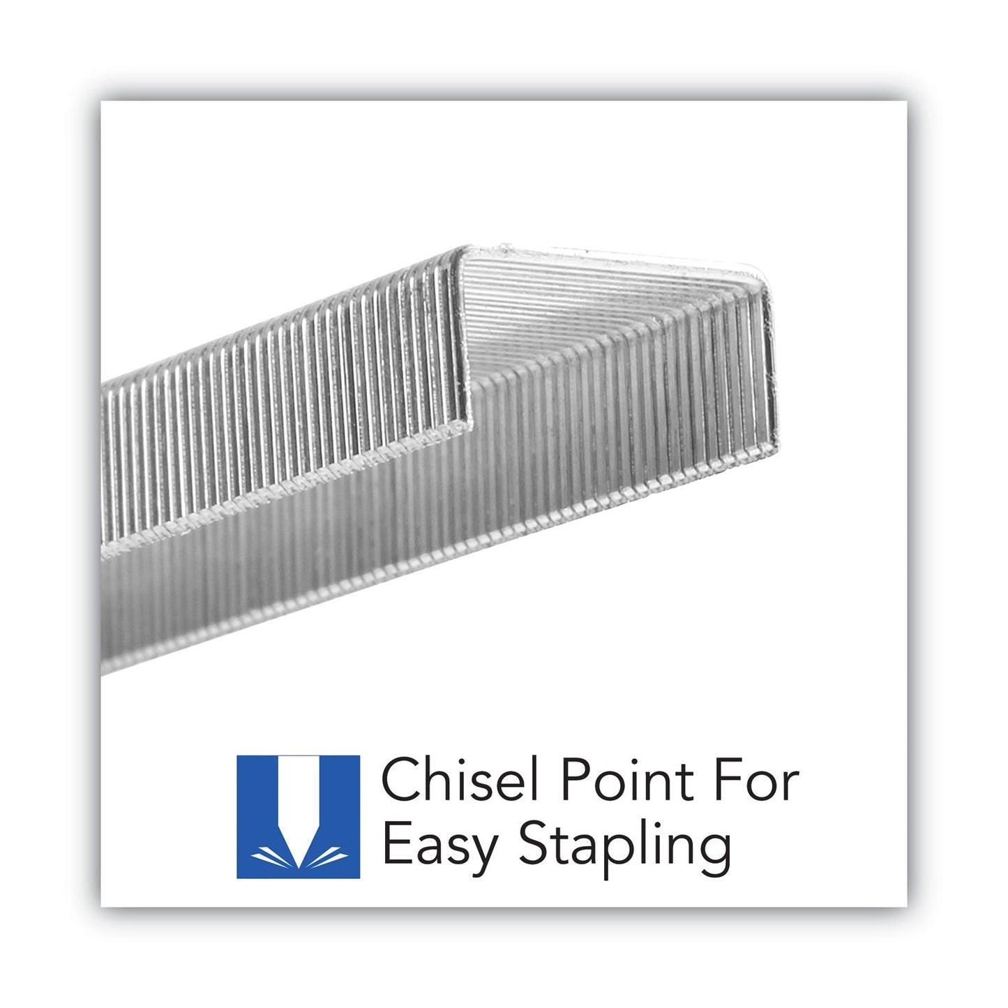 Swingline S.F. 13 Heavy-Duty Staples, 0.25" Leg, 0.5" Crown, Steel, 1,000/Box
