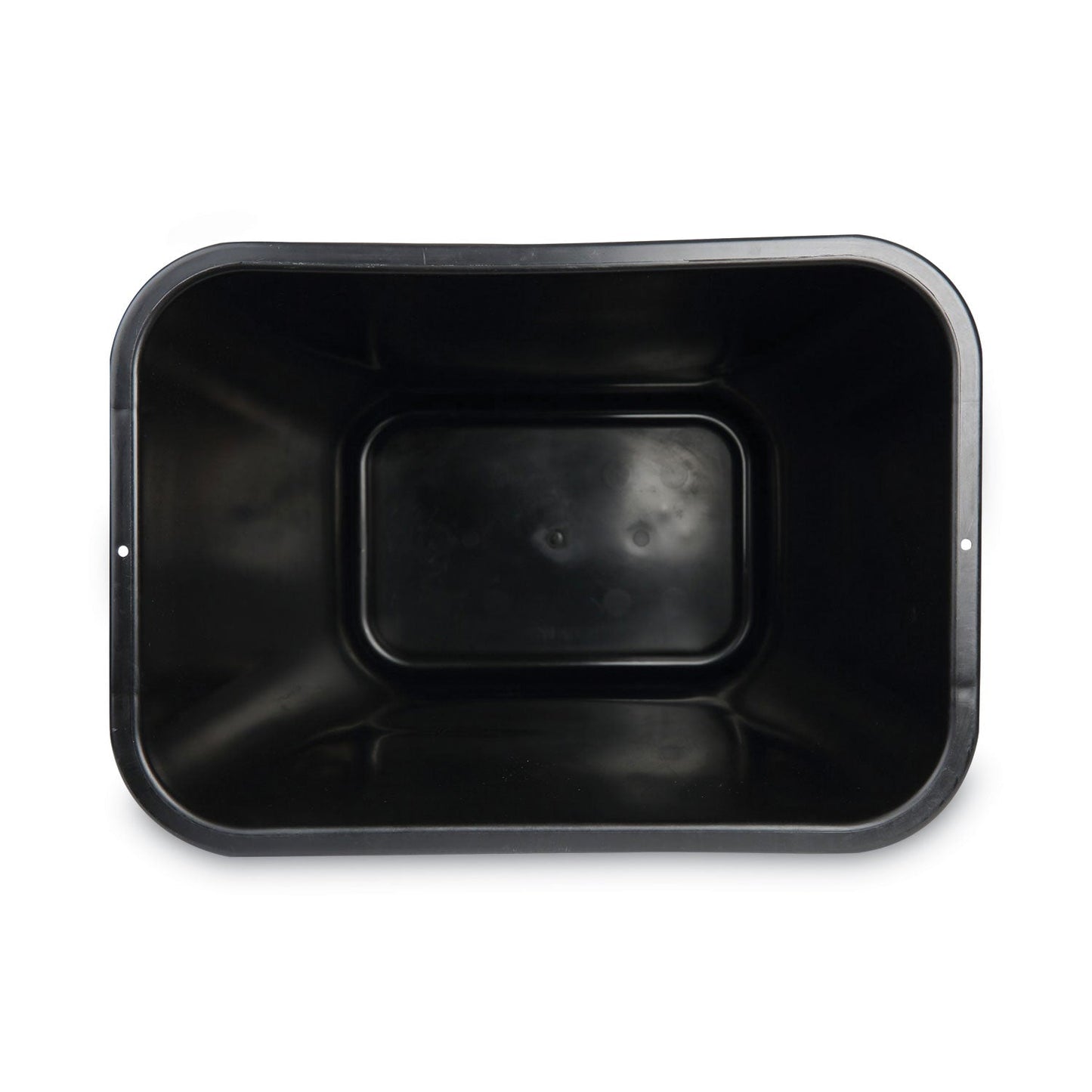 Boardwalk Soft-Sided Wastebasket, 41 qt, Plastic, Black