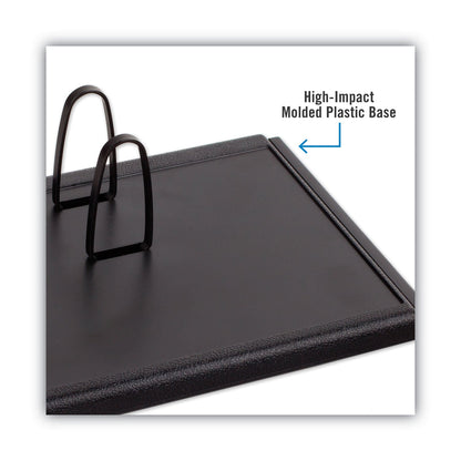 AT-A-GLANCE Desk Calendar Base for Loose-Leaf Refill, 3 x 3.75, Black