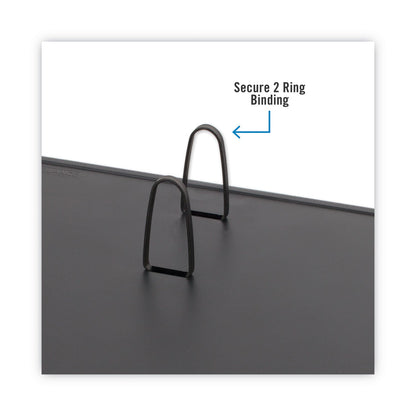 AT-A-GLANCE Desk Calendar Base for Loose-Leaf Refill, 4.5 x 8, Black