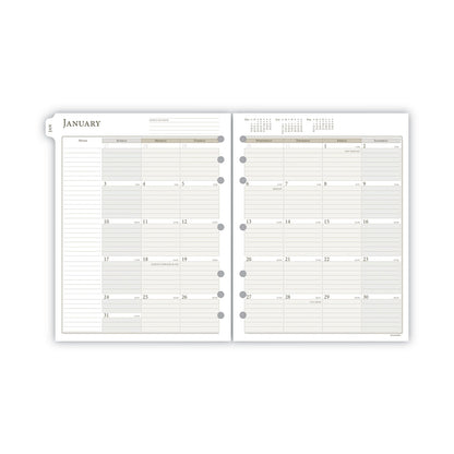 AT-A-GLANCE 2-Page-Per-Week Planner Refills, 8.5 x 5.5, White Sheets, 12-Month (Jan to Dec): 2023