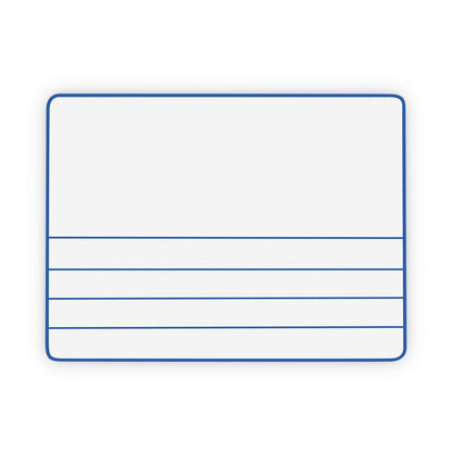 Creativity Street Dry-Erase Student Boards, 12 x 9, Blue/White, 10/Set