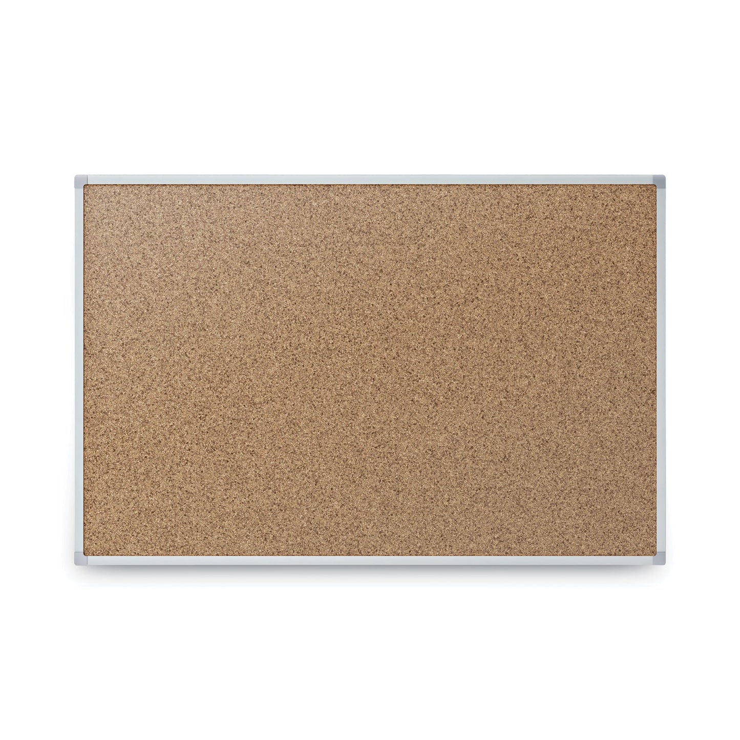 Mead Cork Bulletin Board, 24 x 18, Silver Aluminum Frame