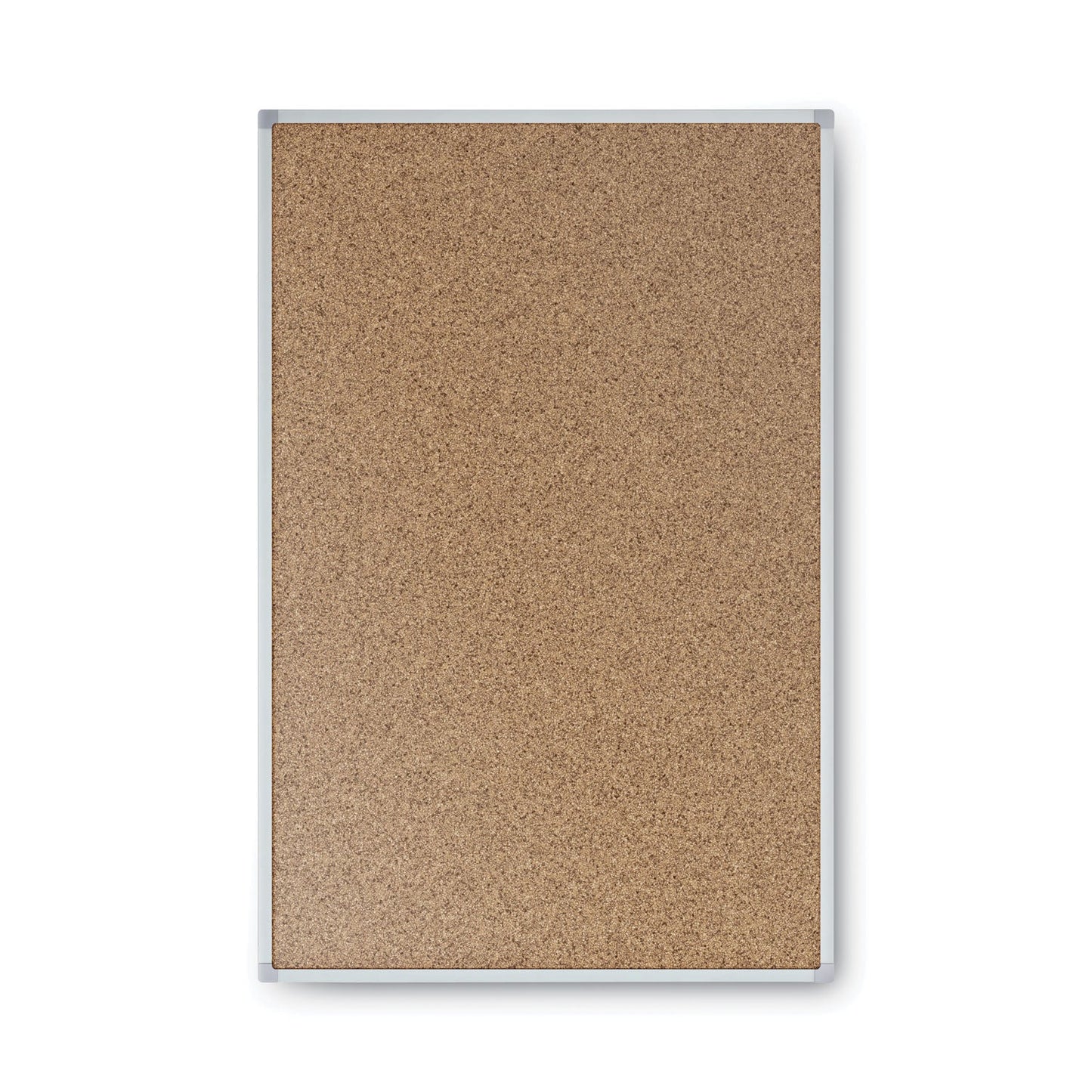 Mead Cork Bulletin Board, 24 x 18, Silver Aluminum Frame