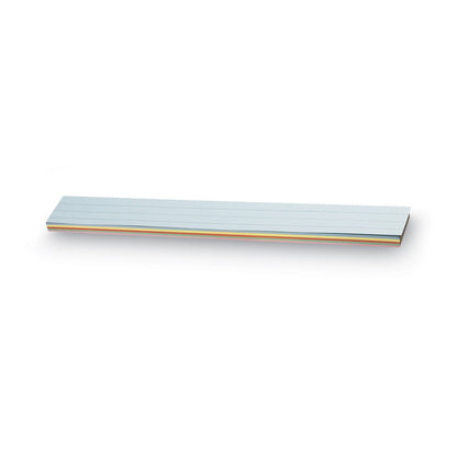 Pacon Sentence Strips, 24 x 3, Assorted Colors, 100/Pack