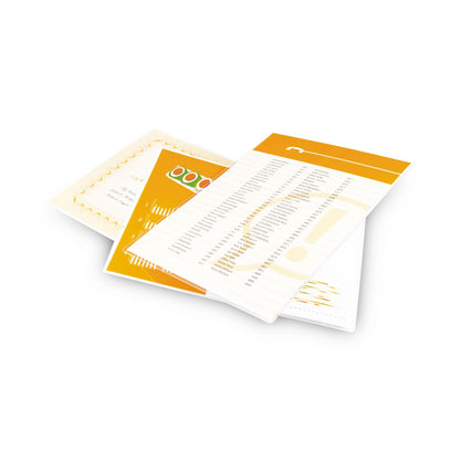 GBC Economy Thermal Laminating Pouches, 3 mil, 9" x 11.5", Gloss Clear, 200/Box