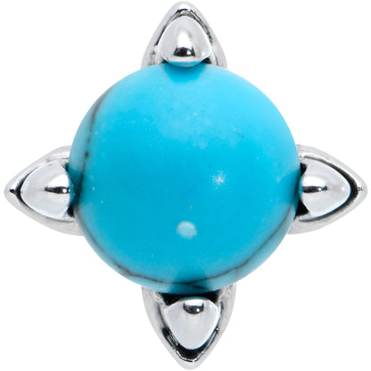 16G 5/16 Blue Turquoise Claw Hand Labret Monroe Tragus