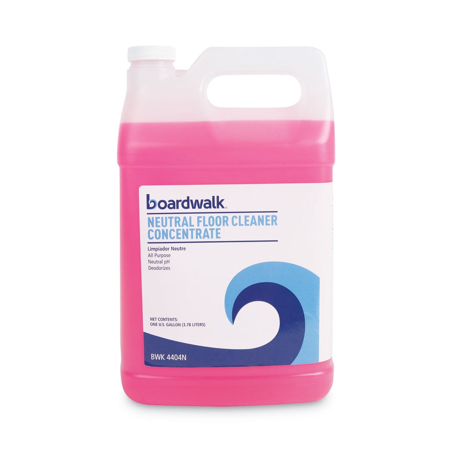 Boardwalk Neutral Floor Cleaner Concentrate, Lemon Scent, 1 gal Bottle, 4/Carton