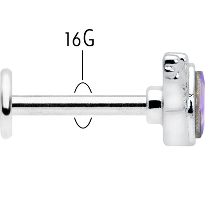 16G 5/16 Aurora Gem Deco Waves Labret Monroe Tragus