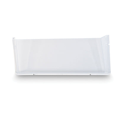deflecto Unbreakable DocuPocket Wall File, Legal Size, 17.5"  x 3" x 6.5", Clear