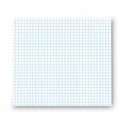 Universal Quadrille-Rule Glue Top Pads, Quadrille Rule (4 sq/in), 50 White 8.5 X 11 Sheets, Dozen