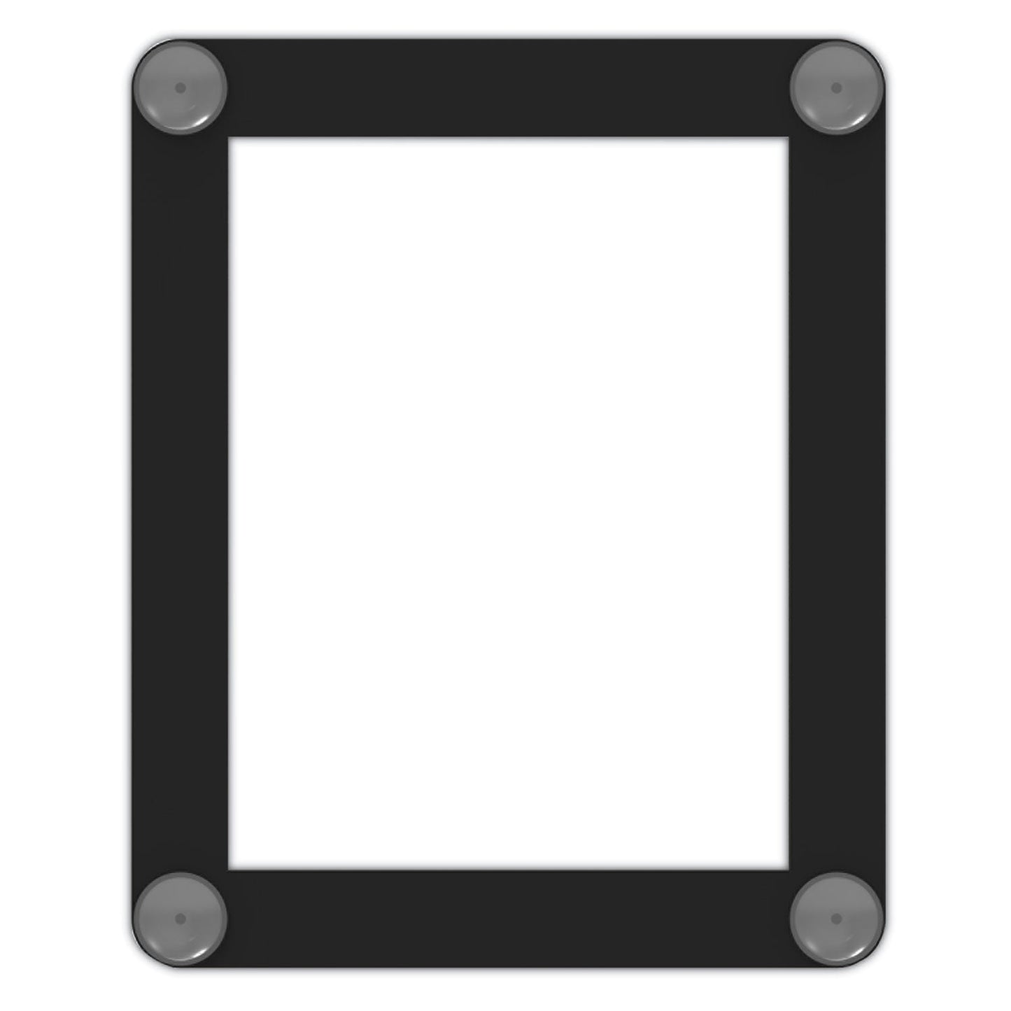 deflecto Superior Image Window Display, 8.5 x 11 Insert, Clear/Black