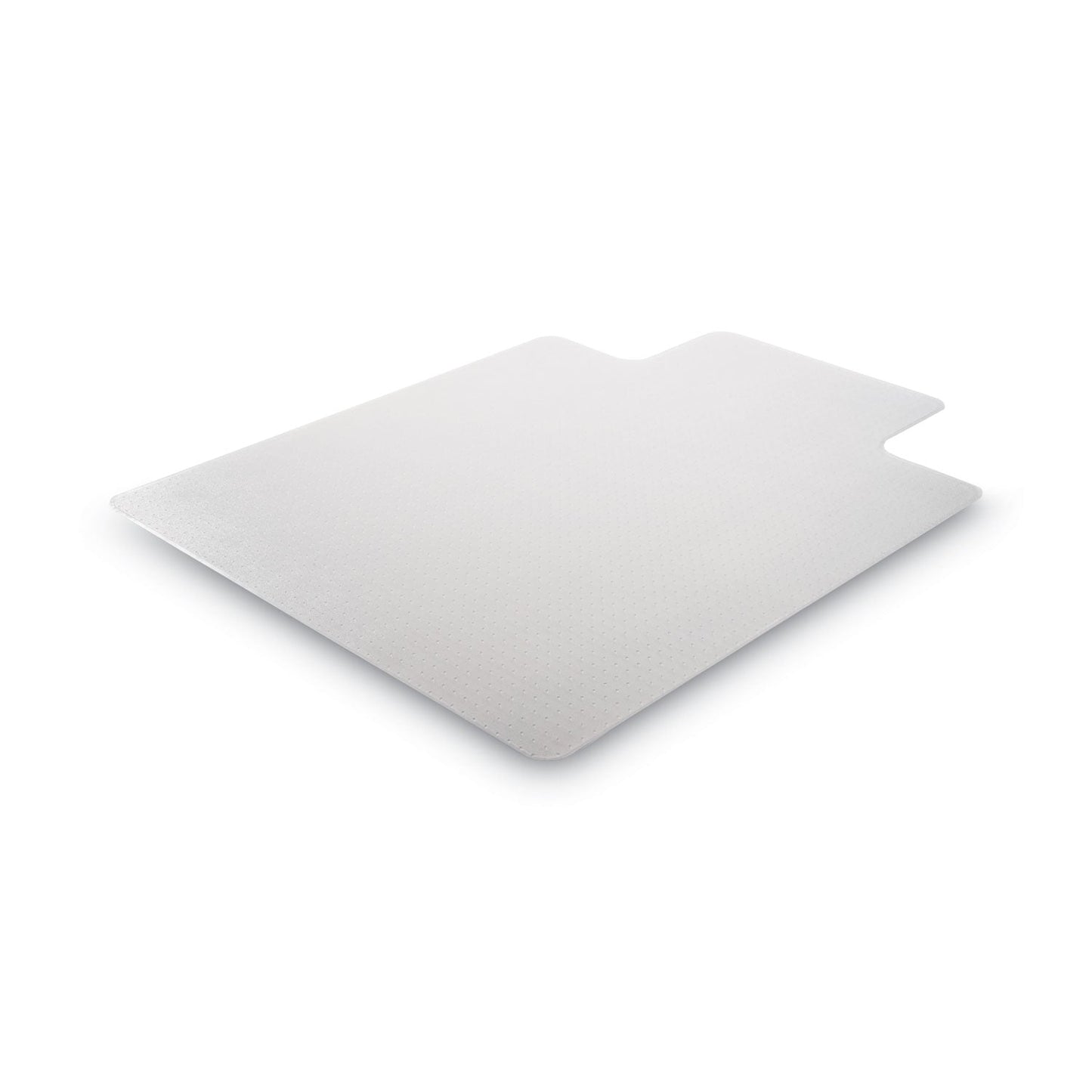 deflecto DuraMat Moderate Use Chair Mat, Low Pile Carpet, Roll, 36 x 48, Lipped, Clear