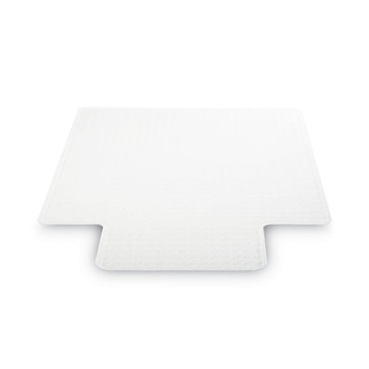 deflecto DuraMat Moderate Use Chair Mat, Low Pile Carpet, Roll, 36 x 48, Lipped, Clear