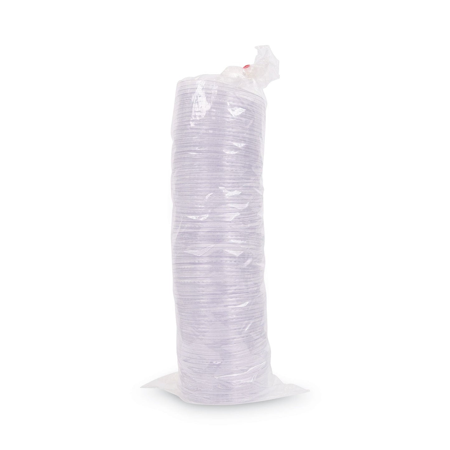 Eco-Products GreenStripe Renewable and Compost Cold Cup Flat Lids, Fits 9 oz to 24 oz Cups, Clear, 100/Pack, 10 Packs/Carton
