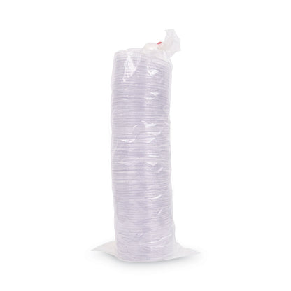 Eco-Products GreenStripe Renewable and Compost Cold Cup Flat Lids, Fits 9 oz to 24 oz Cups, Clear, 100/Pack, 10 Packs/Carton