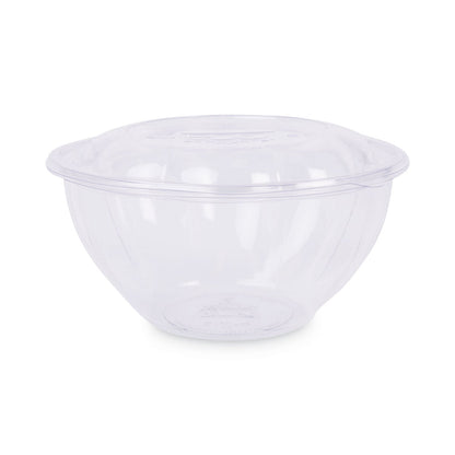 Eco-Products Renewable and Compostable Salad Bowls with Lids, 32 oz, Clear, Plastic, 50/Pack, 3 Packs/Carton