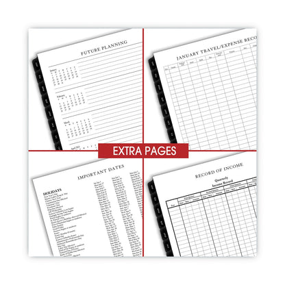 AT-A-GLANCE Executive Weekly/Monthly Planner Refill with Hourly Appointments, 8.75 x 6.88, White Sheets, 13-Month (Jan-Jan): 2023 to 2024