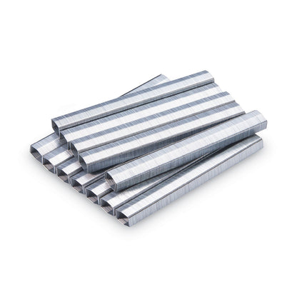 Bostitch B8 PowerCrown Premium Staples, 0.38" Leg, 0.5" Crown, Steel, 5,000/Box