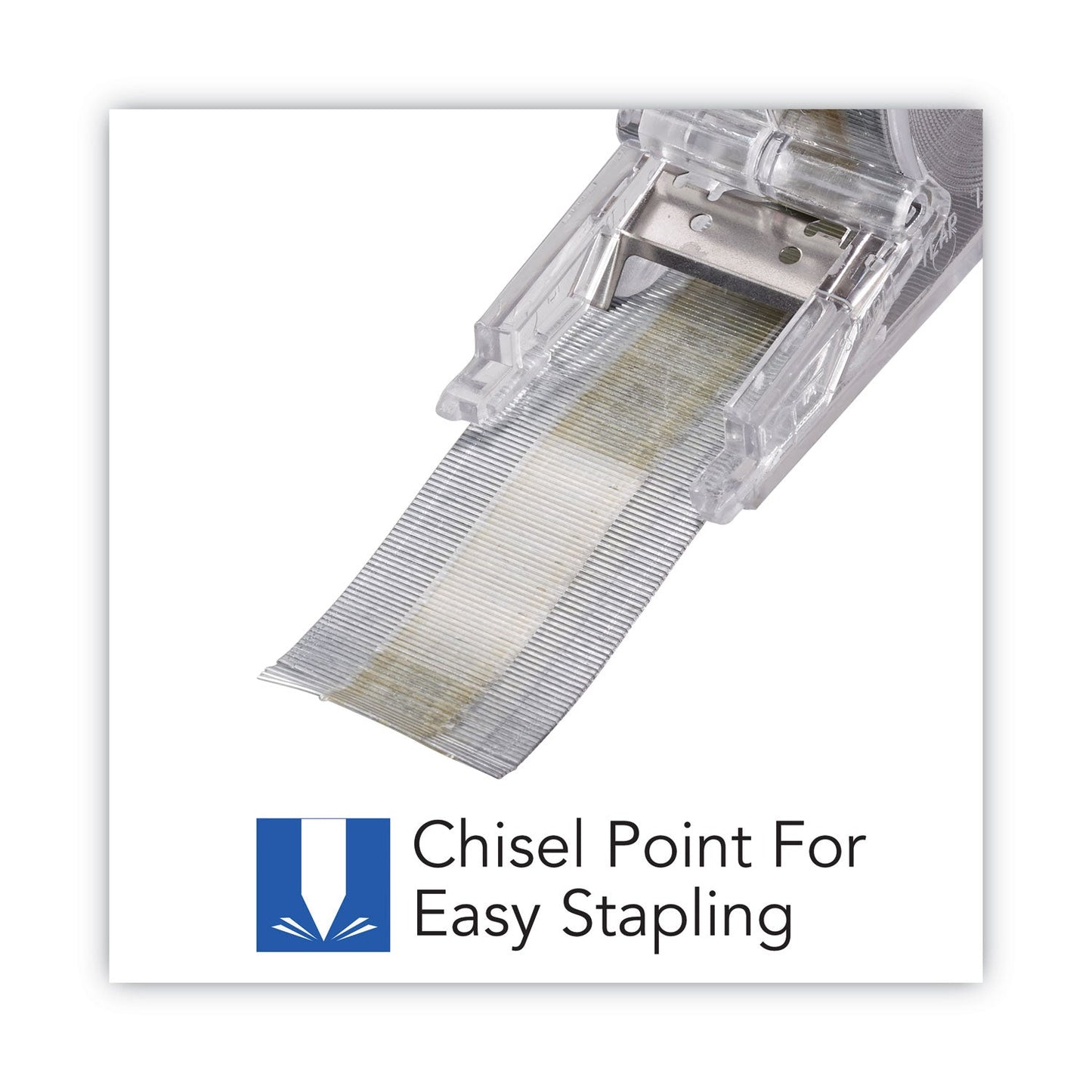 Swingline Cartridge Staples, 0.25" Leg, 0.5" Crown, Steel, 5,000/Box