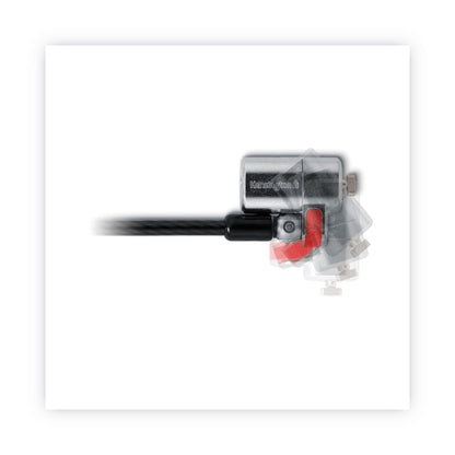 Kensington ClickSafe Keyed Laptop Lock, 5 ft Cable, Black