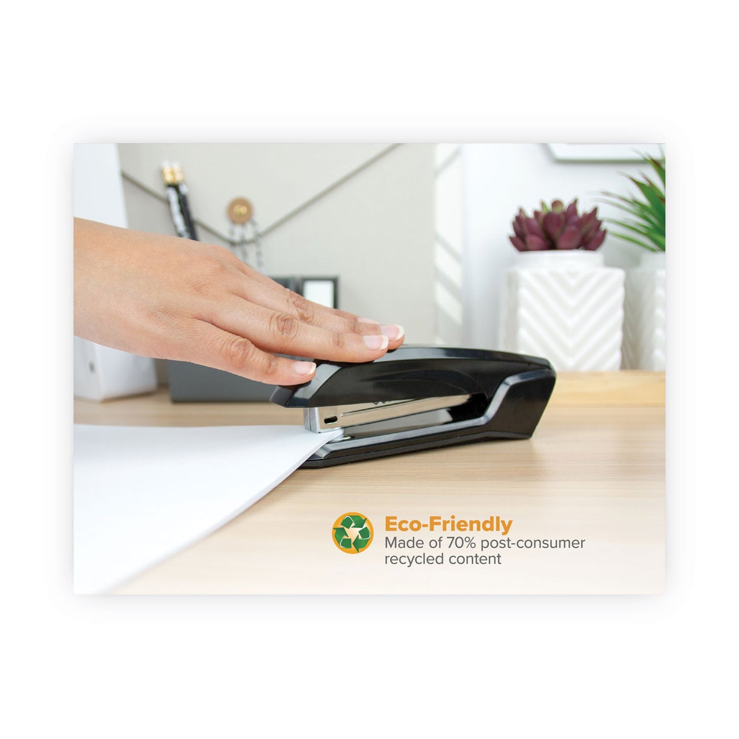 Bostitch Ascend Stapler, 20-Sheet Capacity, Black