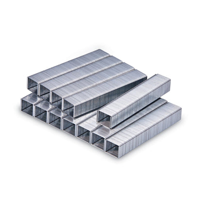 Bostitch Heavy-Duty Premium Staples, 0.38" Leg, 0.5" Crown, Steel, 5,000/Box