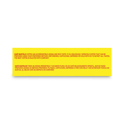 Café Bustelo Coffee, Espresso, 10 oz Brick Pack