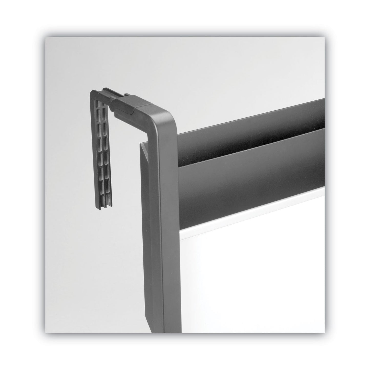 Quartet Hanging File Pocket with Dry Erase Board, 3 Sections, Letter Size, 15" x 4", x 20", Black