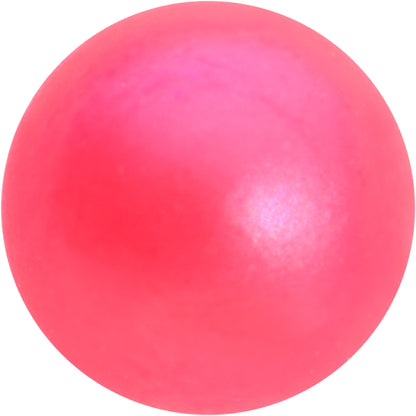 16G 5/16 Matte Pink Aurora Labret Monroe Tragus