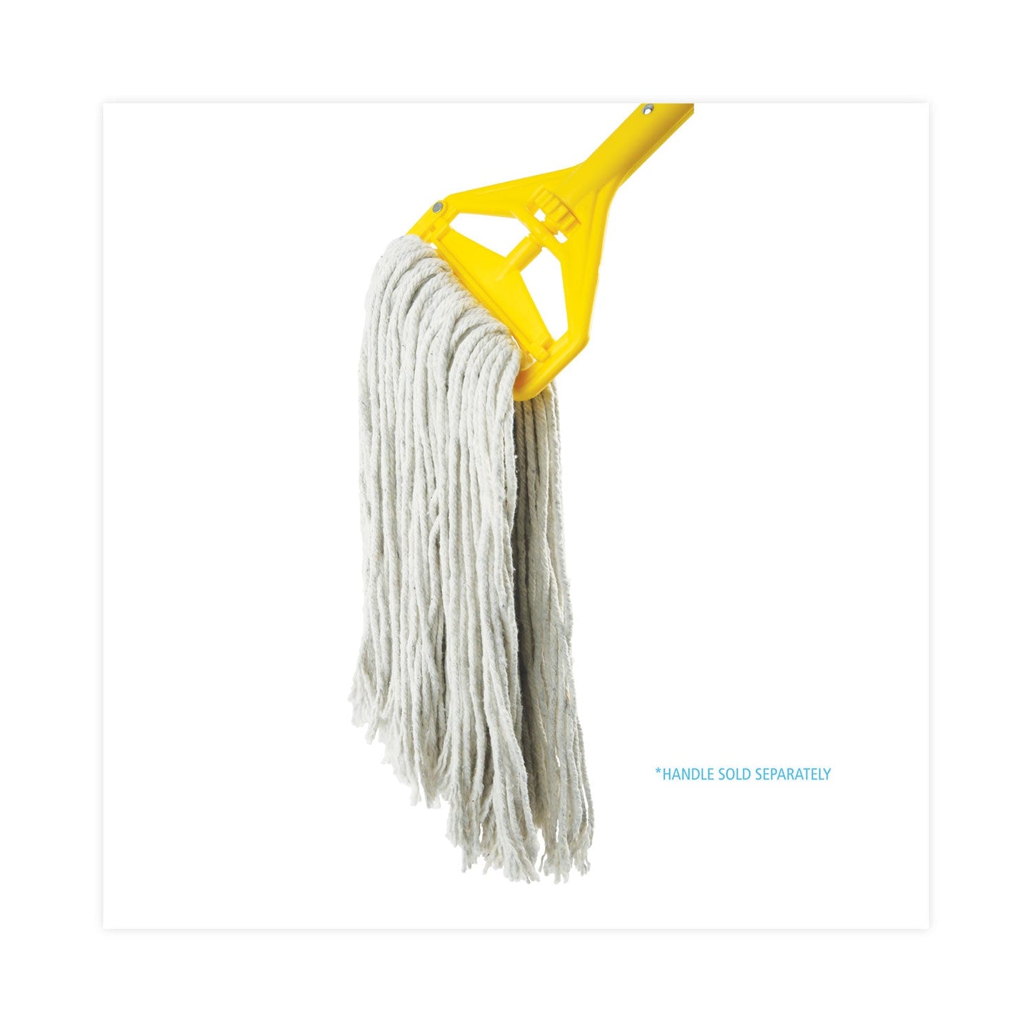 Boardwalk Cut-End Wet Mop Head, Cotton, No. 24, White 12/Carton