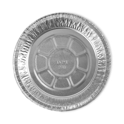 Boardwalk Round Aluminum To-Go Containers, 24 oz, 7" Diameter x 1.47"h, Silver, 500/Carton