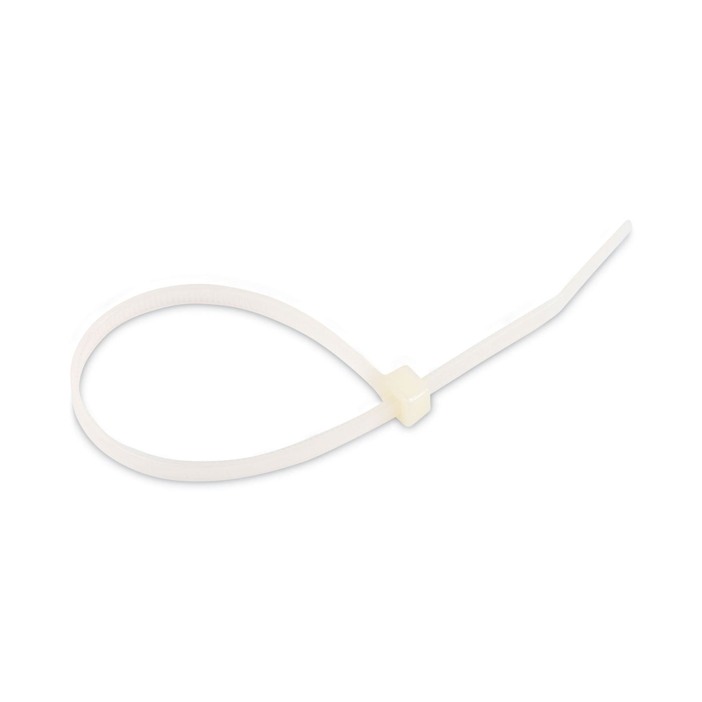 Tatco Nylon Cable Ties, 8 x 0.19, 50 lb, Natural, 1,000/Pack