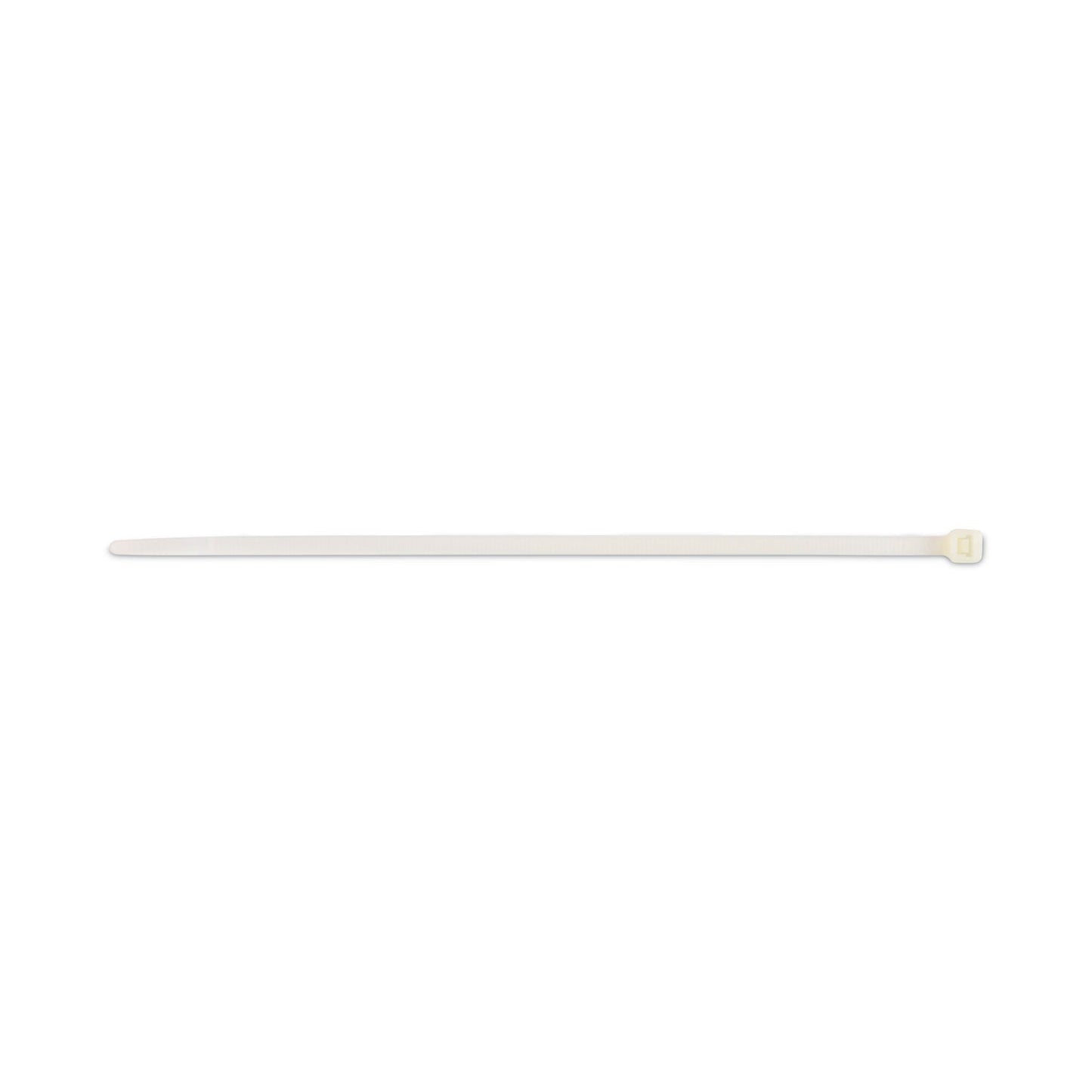Tatco Nylon Cable Ties, 8 x 0.19, 50 lb, Natural, 1,000/Pack