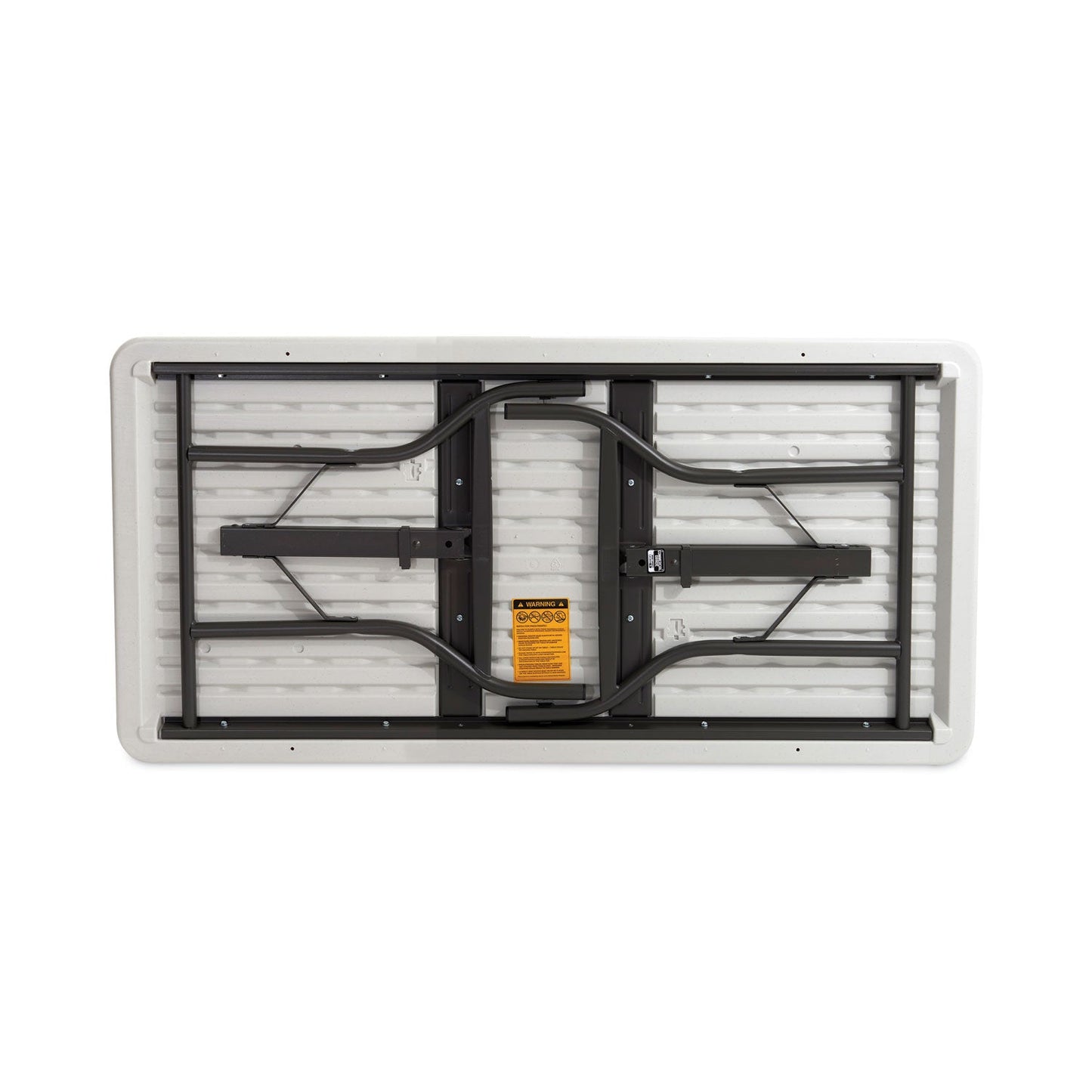 Iceberg IndestrucTable Industrial Folding Table, Rectangular Top, 1,200 lb Capacity, 96w x 30d x 29h, Platinum