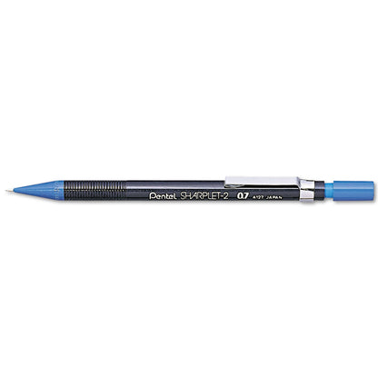 Pentel Sharplet-2 Mechanical Pencil, 0.7 mm, HB (#2.5), Black Lead, Dark Blue Barrel