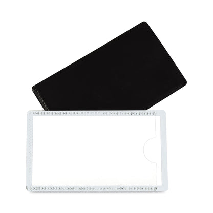 C-Line Slap-Stick Magnetic Label Holders, Side Load, 4.25 x 2.5, White, 10/Pack
