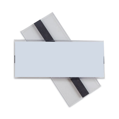 C-Line Clear Magnetic Label Holders, Side Load, 6 x 2.5, 10/Pack