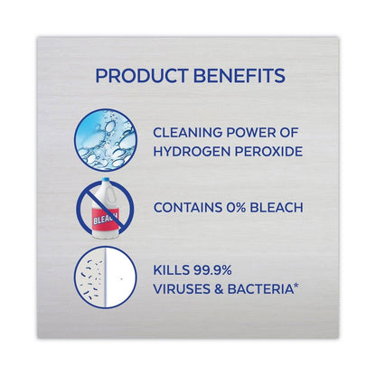 LYSOL Toilet Bowl Cleaner with Hydrogen Peroxide, Ocean Fresh Scent, 24 oz, 9/Carton