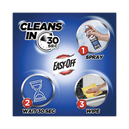 EASY-OFF Fume-Free Oven Cleaner, Lemon Scent 14.5 oz Aerosol Spray, 12/Carton