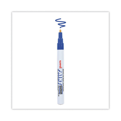 uni Permanent Marker, Fine Bullet Tip, Blue