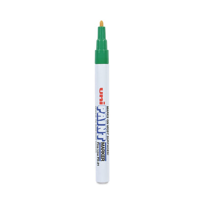 uni Permanent Marker, Fine Bullet Tip, Green
