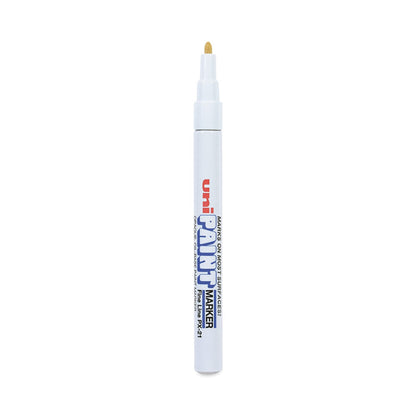 uni Permanent Marker, Fine Bullet Tip, White
