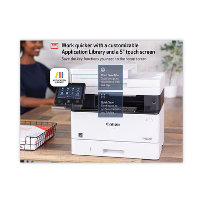 Canon imageCLASS MF455dw Black and White Multifunction Laser Printer, Copy/Fax/Print/Scan