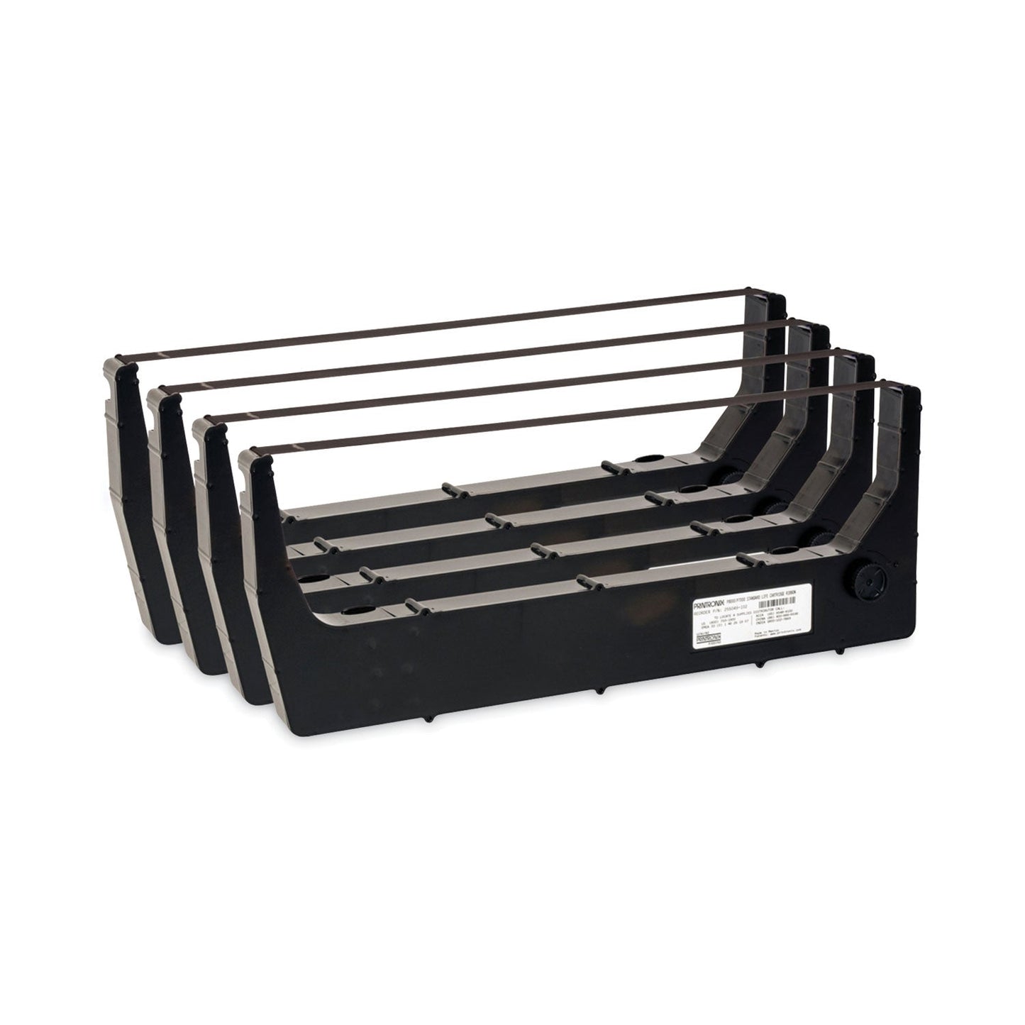 TallyGenicom 255661402 Ribbon, Black, 4/Pack